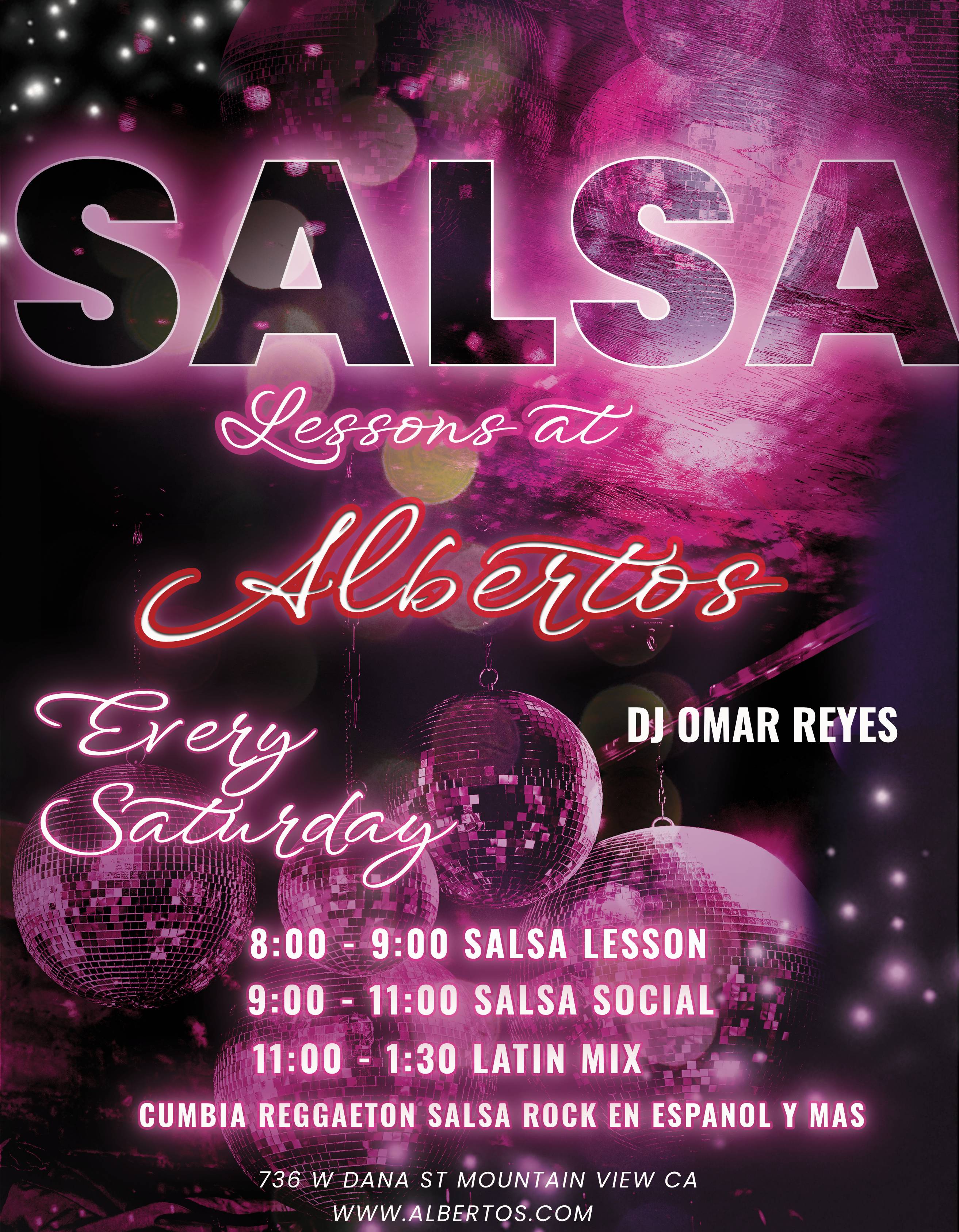 Albertos Saturday Salsa